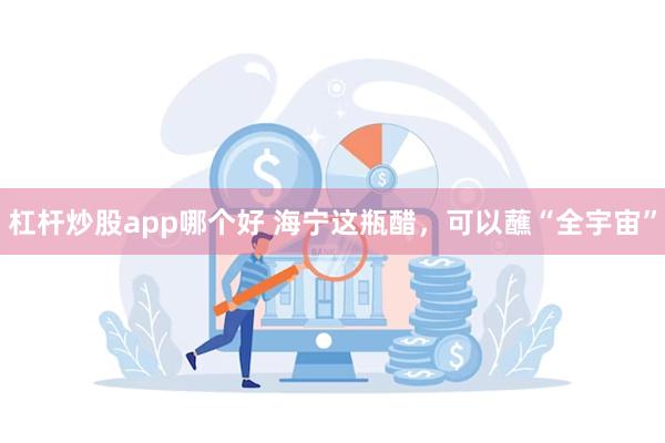 杠杆炒股app哪个好 海宁这瓶醋，可以蘸“全宇宙”